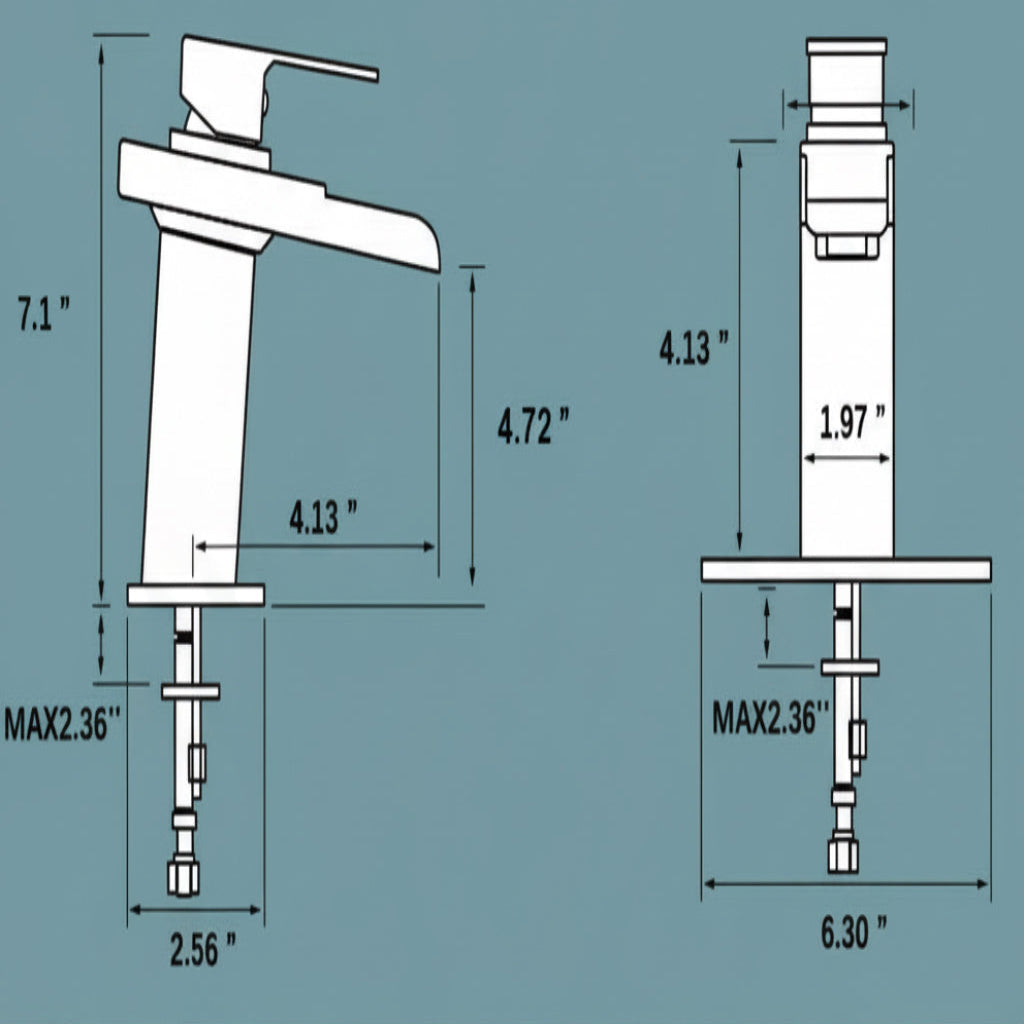 Waterfall Bathroom Faucet