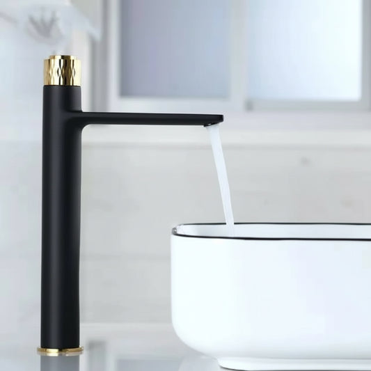 Black & Gold Bathroom Mixer Tap — Contemporary Luxury Design