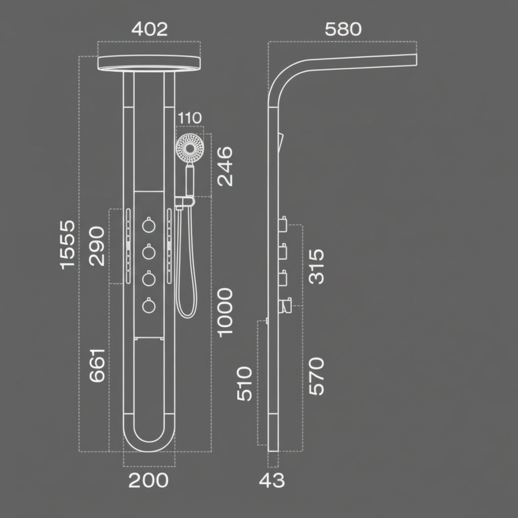 Decorative LED Wall Panel — Tropical Contemporary Design
