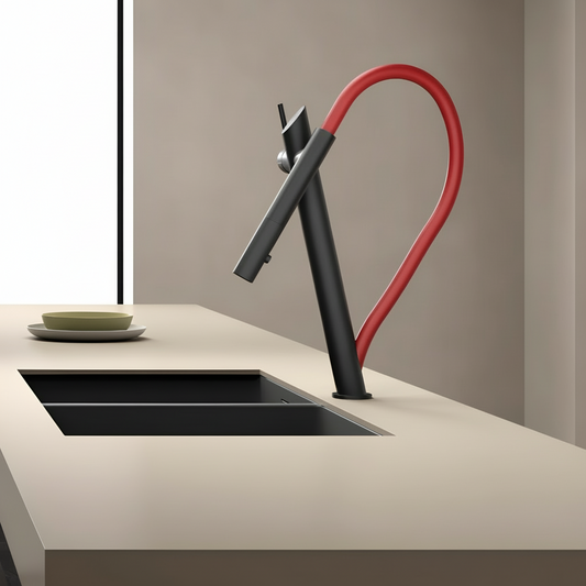 Single-Lever Swivel Kitchen Mixer Tap — Solid Brass