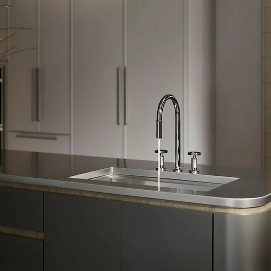 Touchless Pull-Down Kitchen Faucet – High Arc Dual-Mode Spray