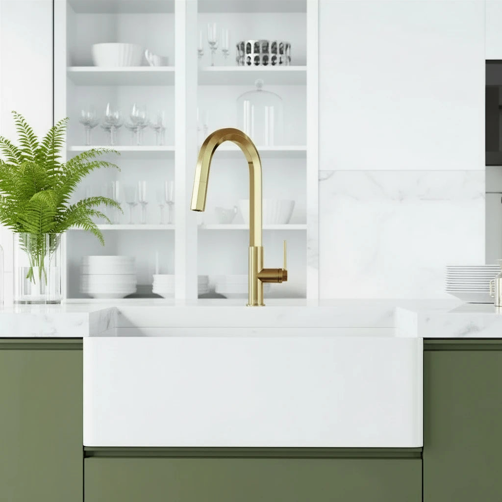 Pull-Down Kitchen Faucet – High Arc Single-Handle Professional Design