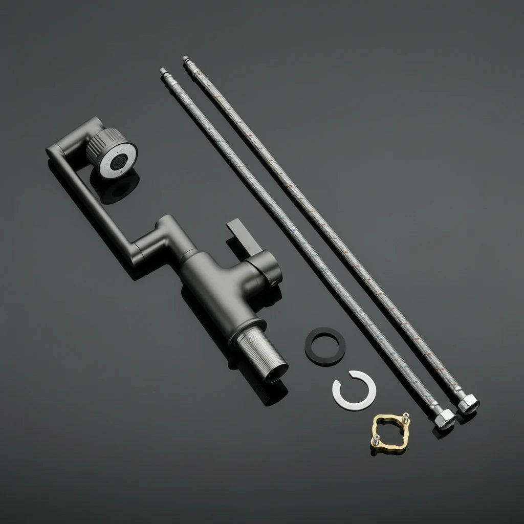 Rotatable Kitchen Faucet – 1080° Swivel Aerator & Multi-Angle Flow