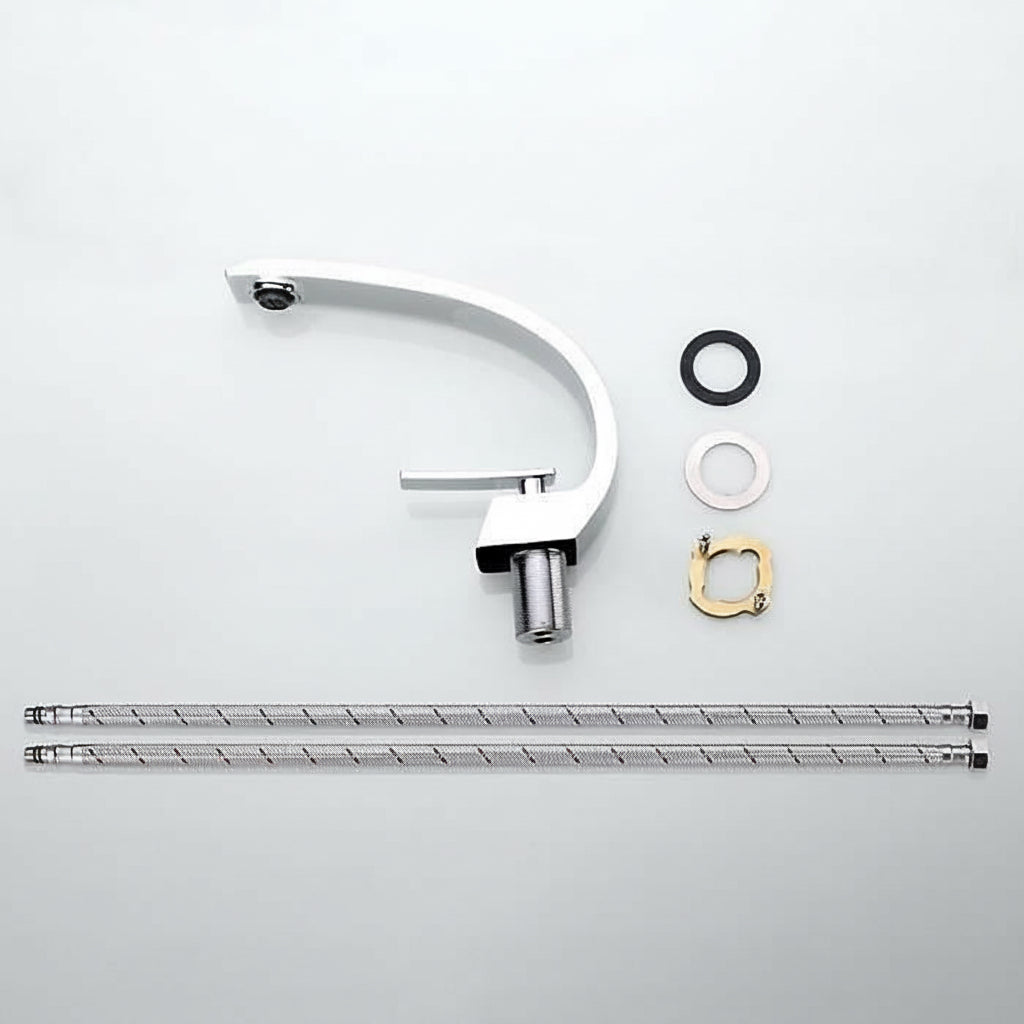 BONADE Single Hole Brass Basin Faucet in Chrome