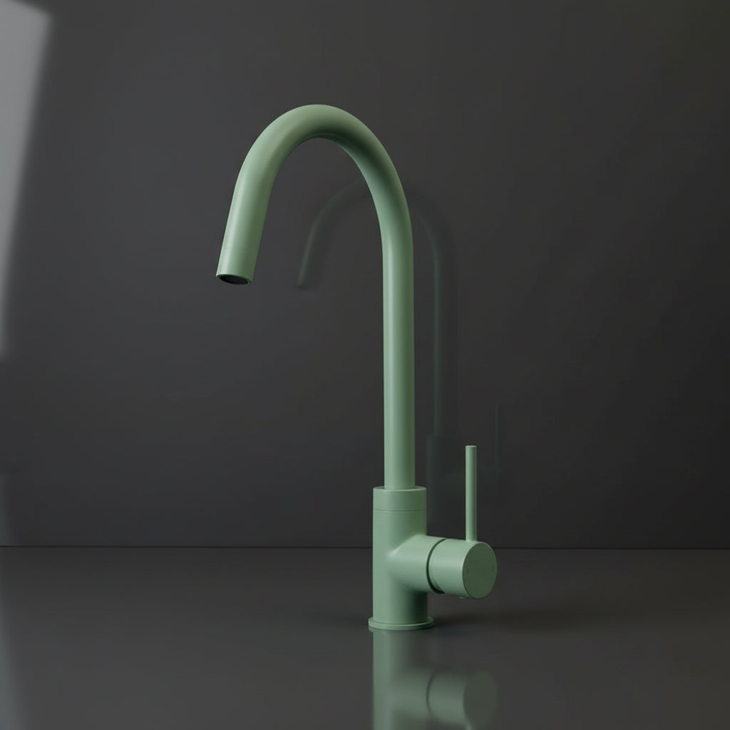 Contemporary Kitchen Tap — Neo Mint Color Pop