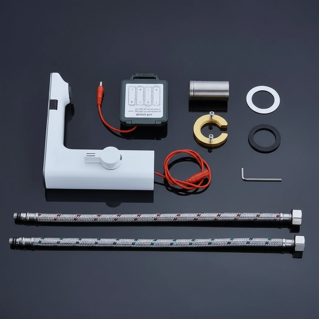 Touchless Bathroom Faucet — Sensor-Controlled Contemporary Design